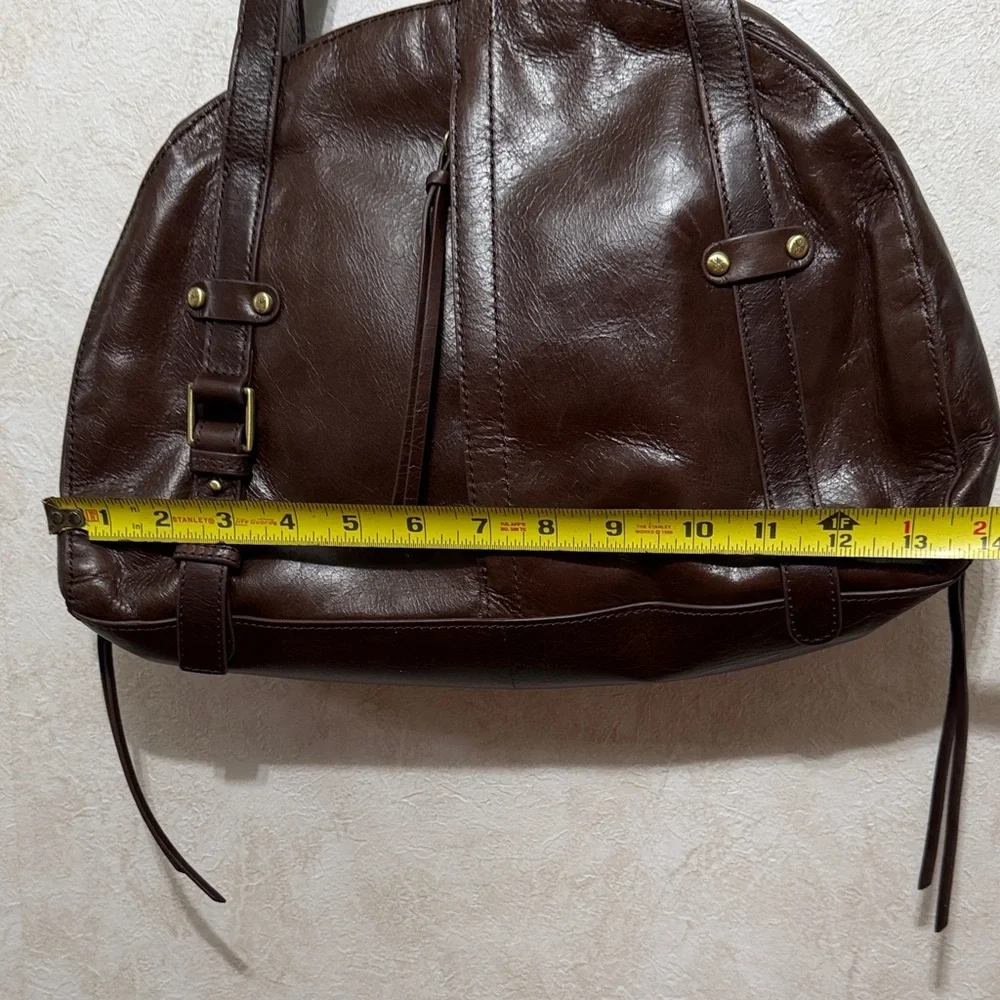 HOBO Rich Brown Leather Shoulder Bag - Picture 4 of 8